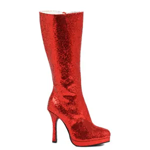 421-ZARA 4" Knee-High Boot with Glitter. Womens.