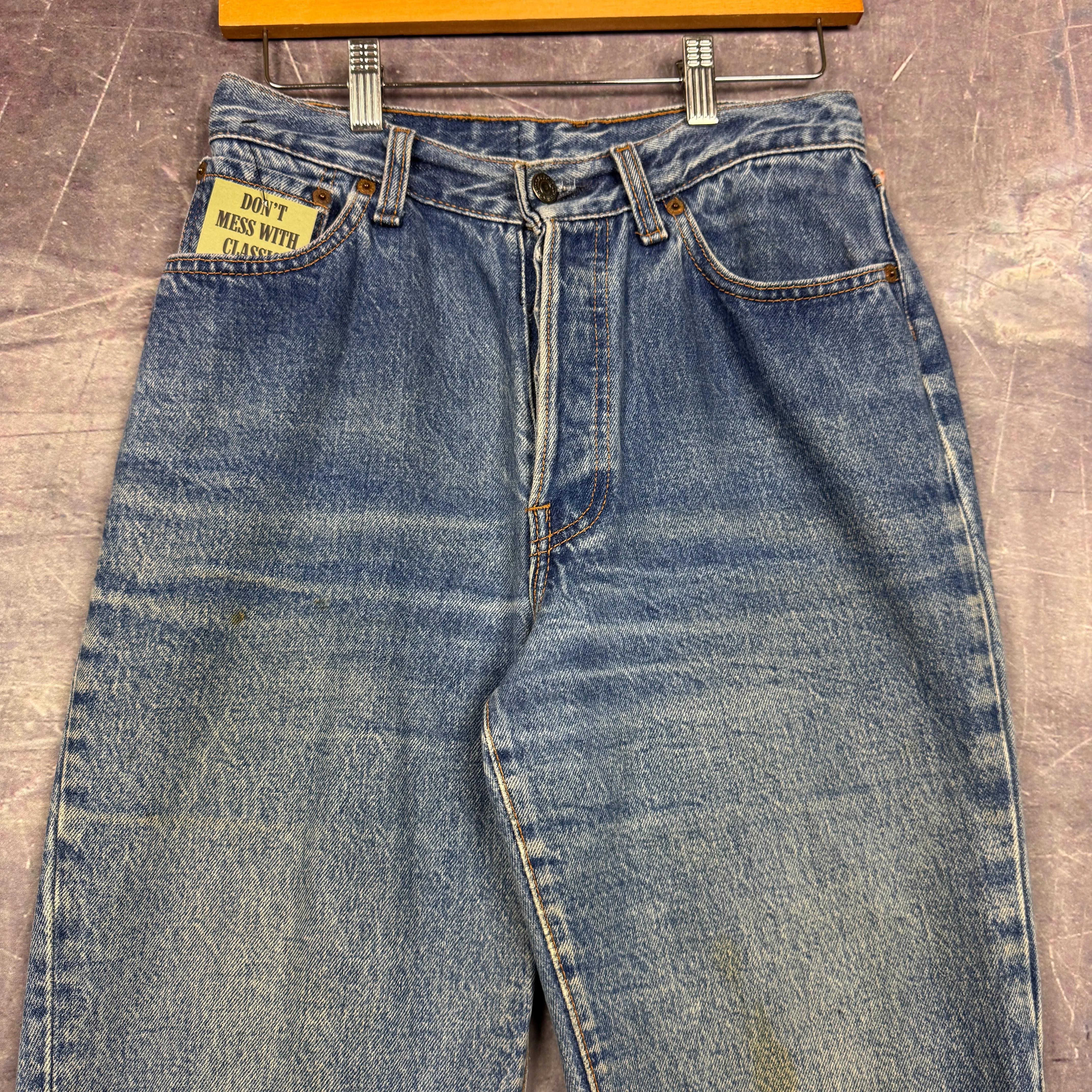 80s Medium Wash Levi's 7501 Denim Jeans 27x29 0652