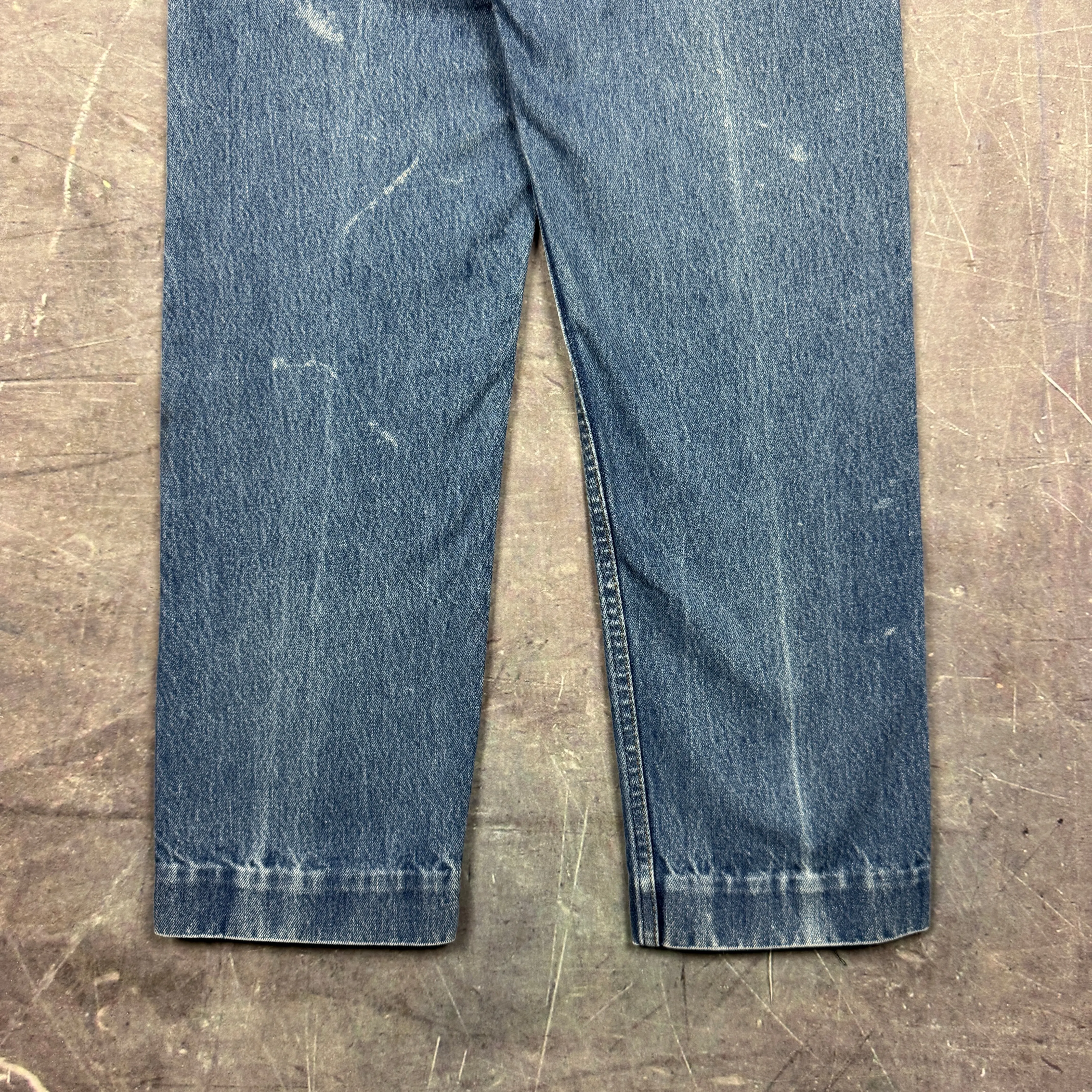 80s Medium Wash Orange Tab Levi's 505 Denim Jeans 32x28 0707