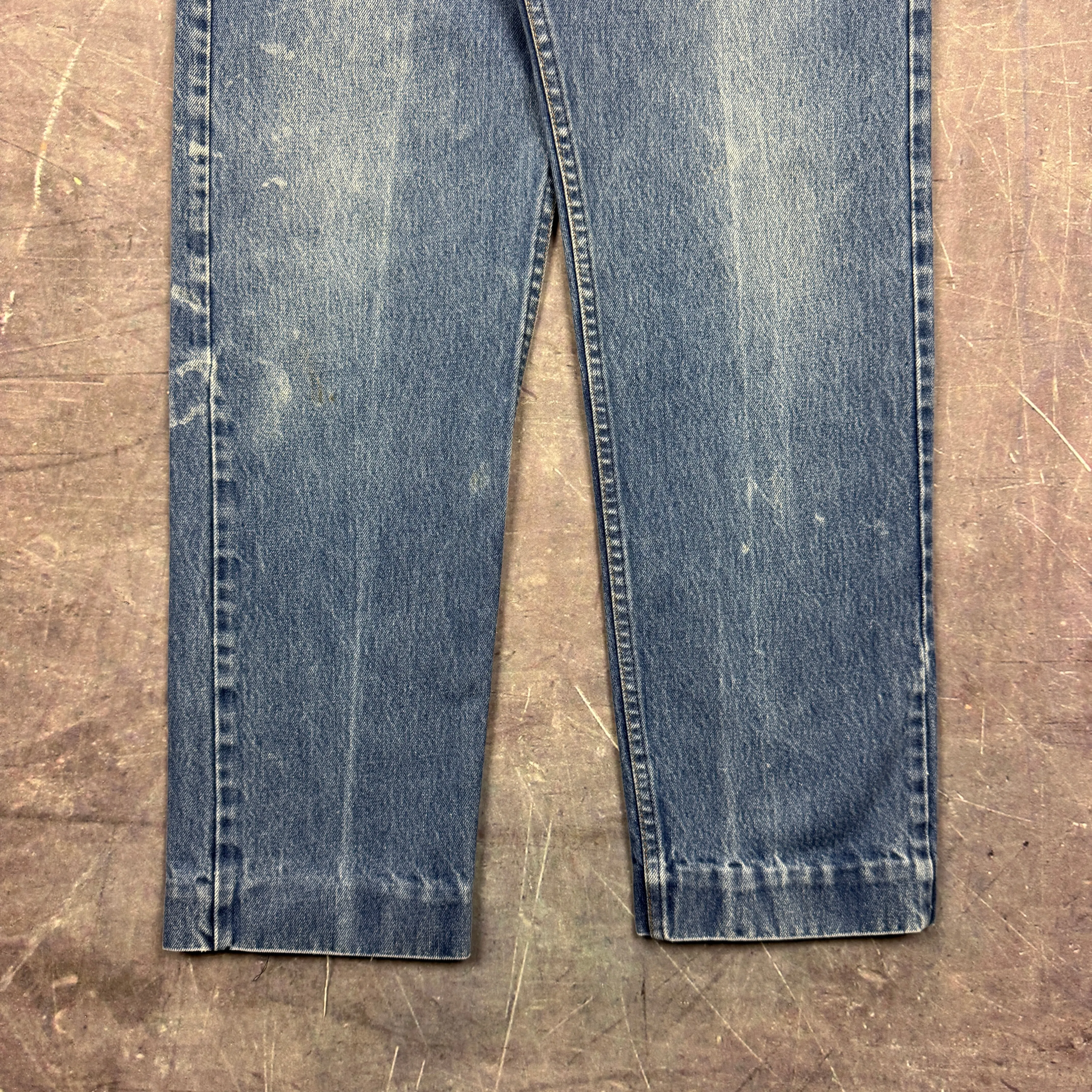 80s Medium Wash Orange Tab Levi's 505 Denim Jeans 32x28 0707