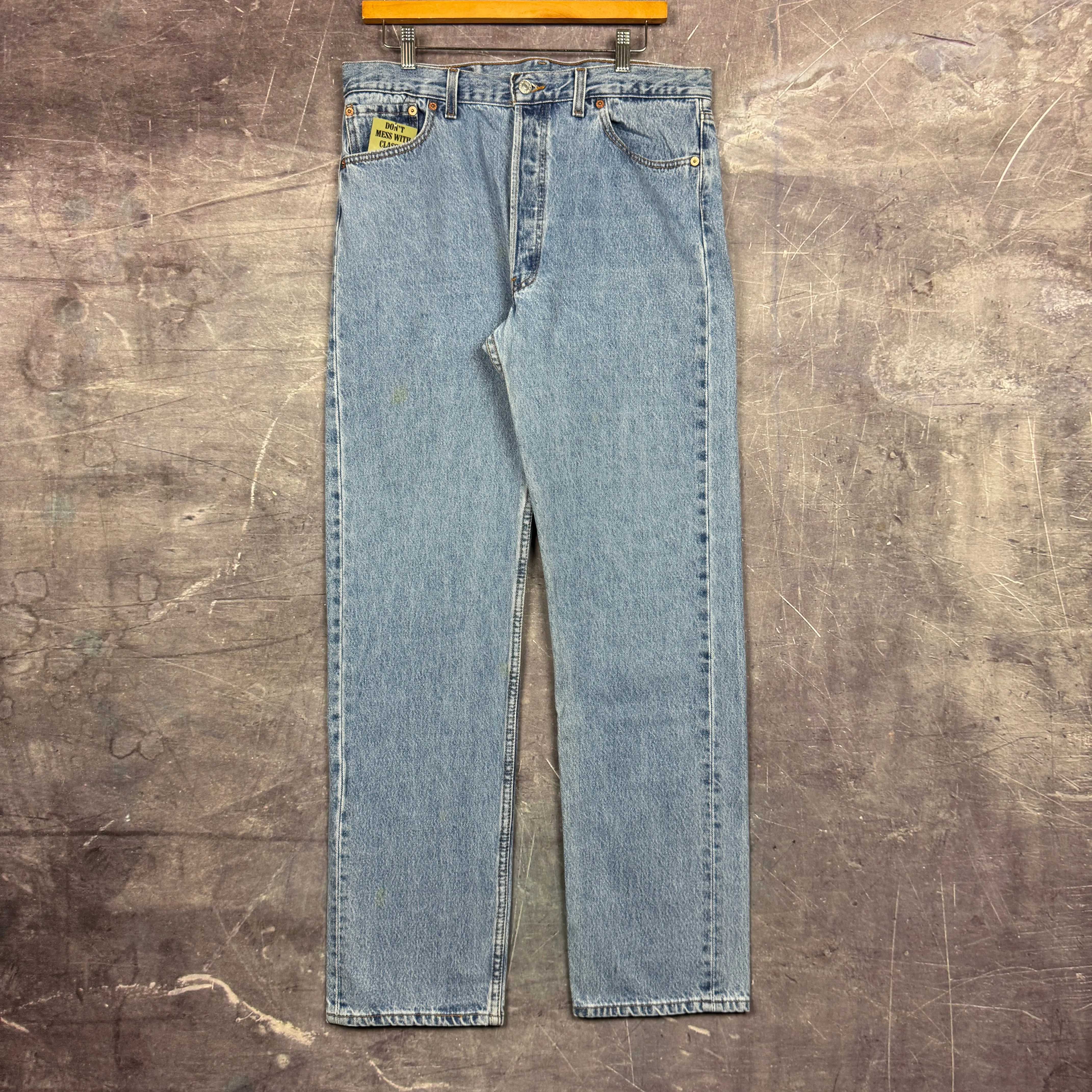 90s Light Wash Levi's 501 Denim Jeans 32x32.5 0656