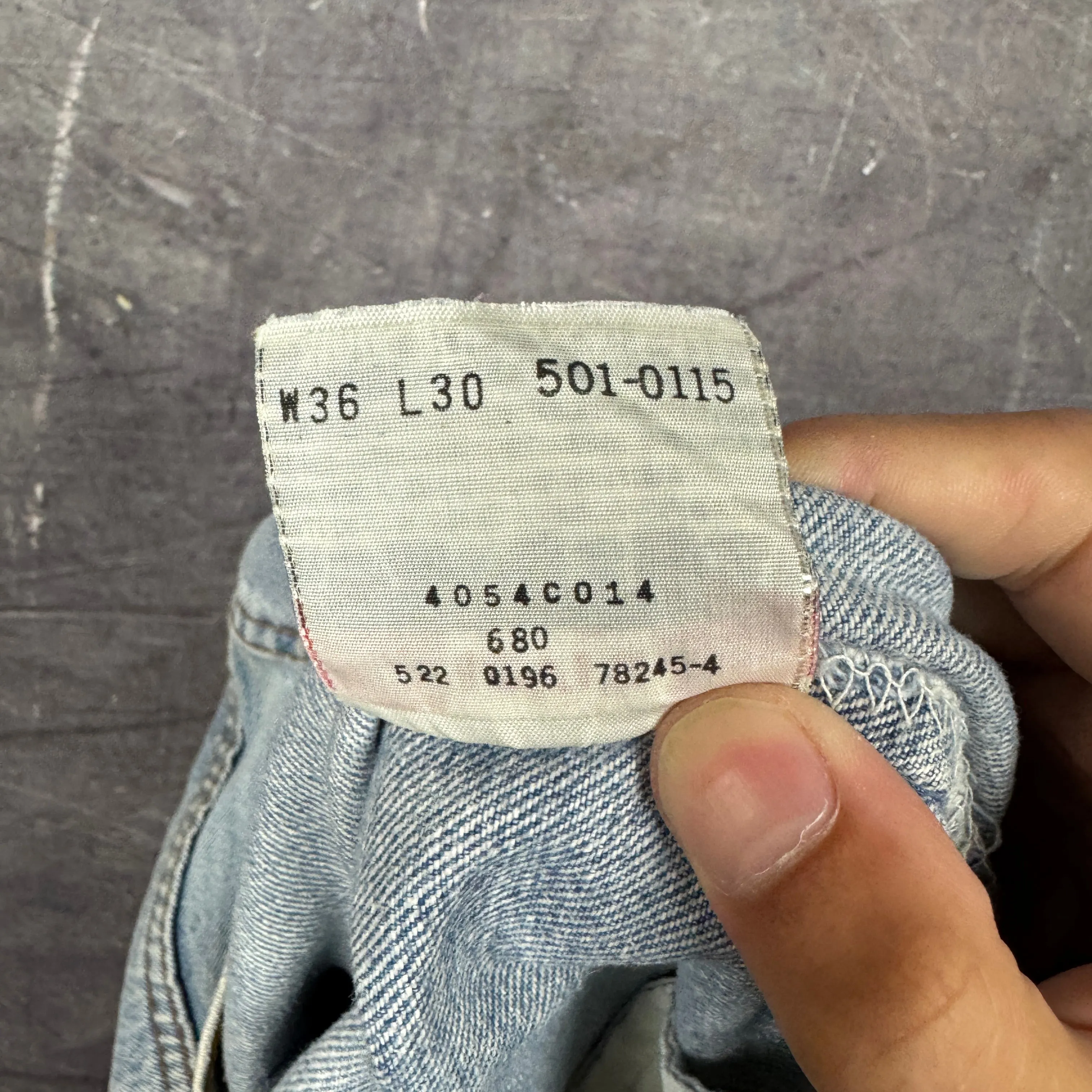 90s Light Wash Levi's 501 Denim Jeans 34x29.5 0771