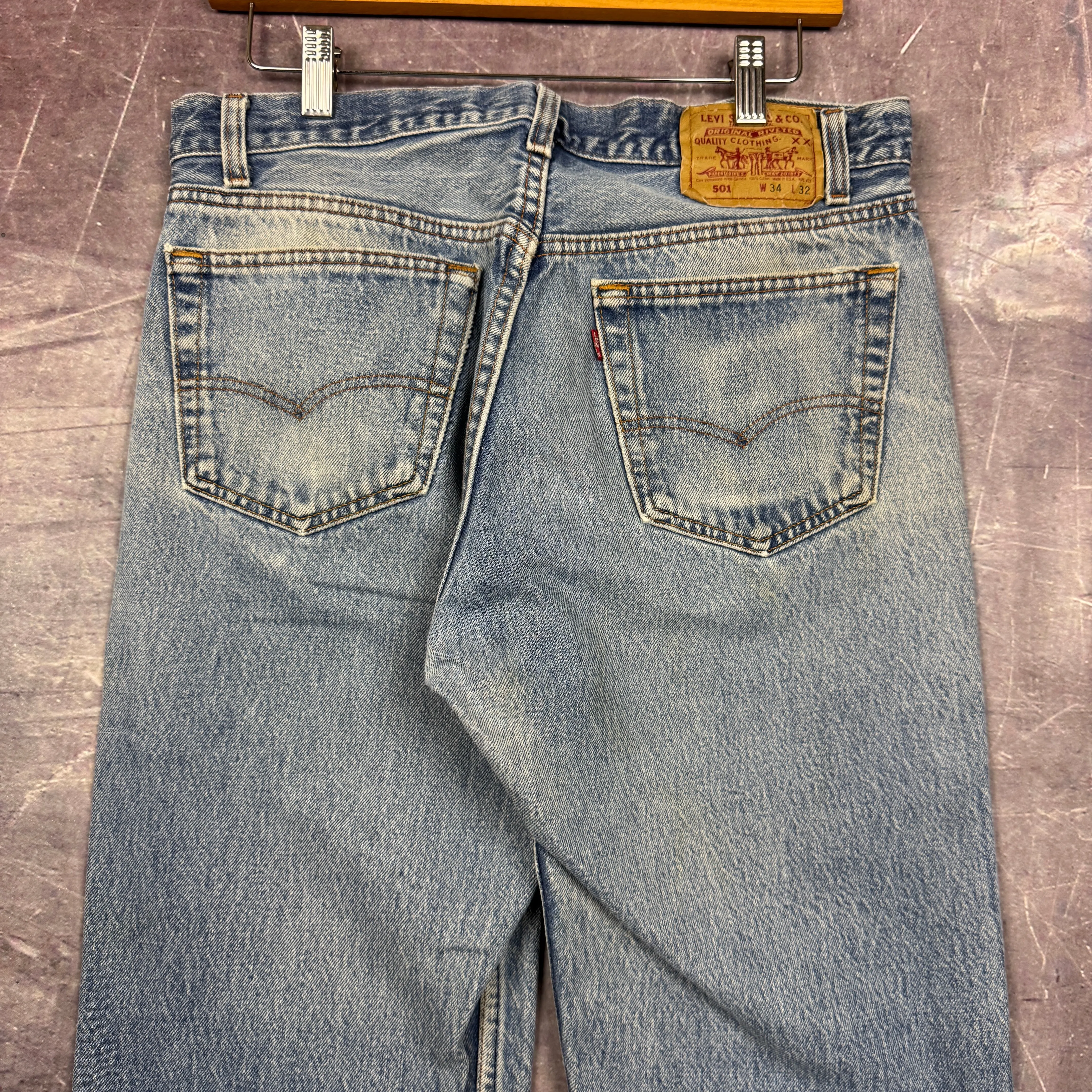 90s Lights Wash Levi's 501 XX Denim Jeans 32x31 2067