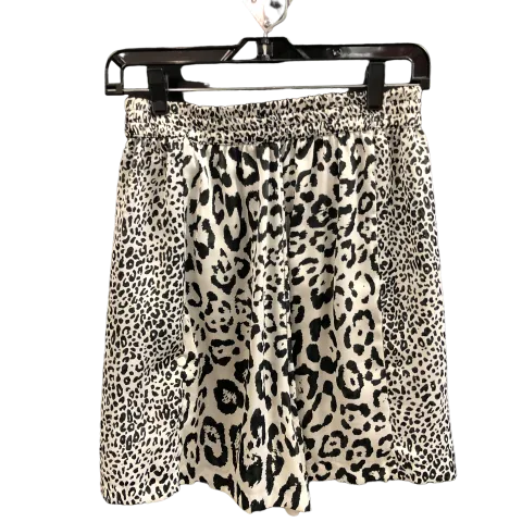Animal Print Shorts Zara Basic, Size S