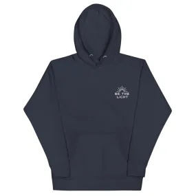 Be The Light Embroidered Men's Hoodie