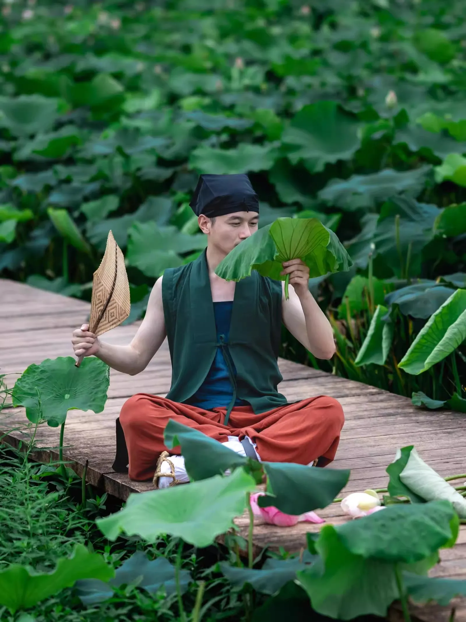 Bei Xin 背心 Ming Dynasty Unisex Pure Cotton Vest