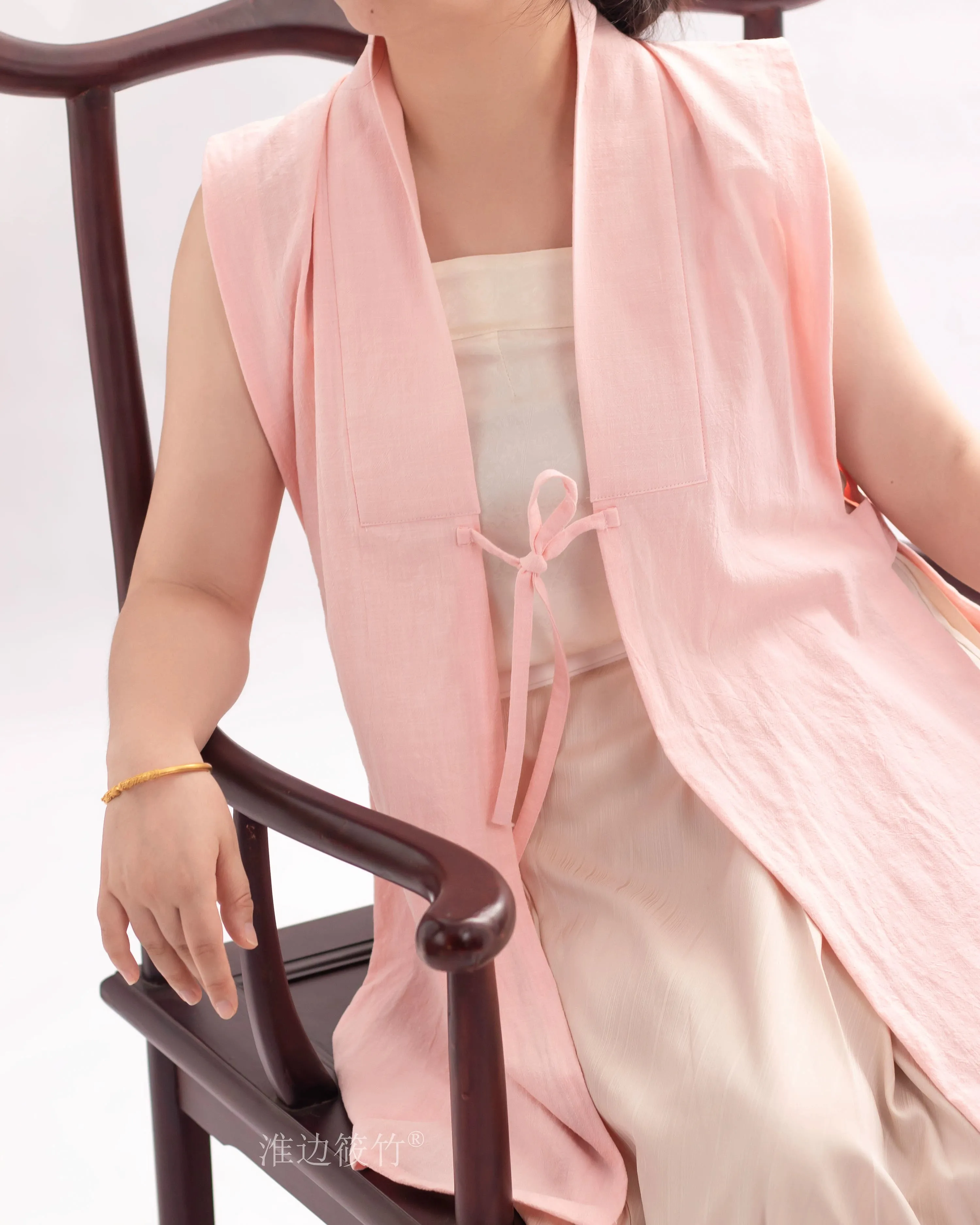 Bei Xin 背心 Ming Dynasty Unisex Pure Cotton Vest