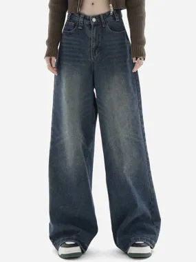 BerryBetty - Blue Wash Baggy Boyfriend Jeans