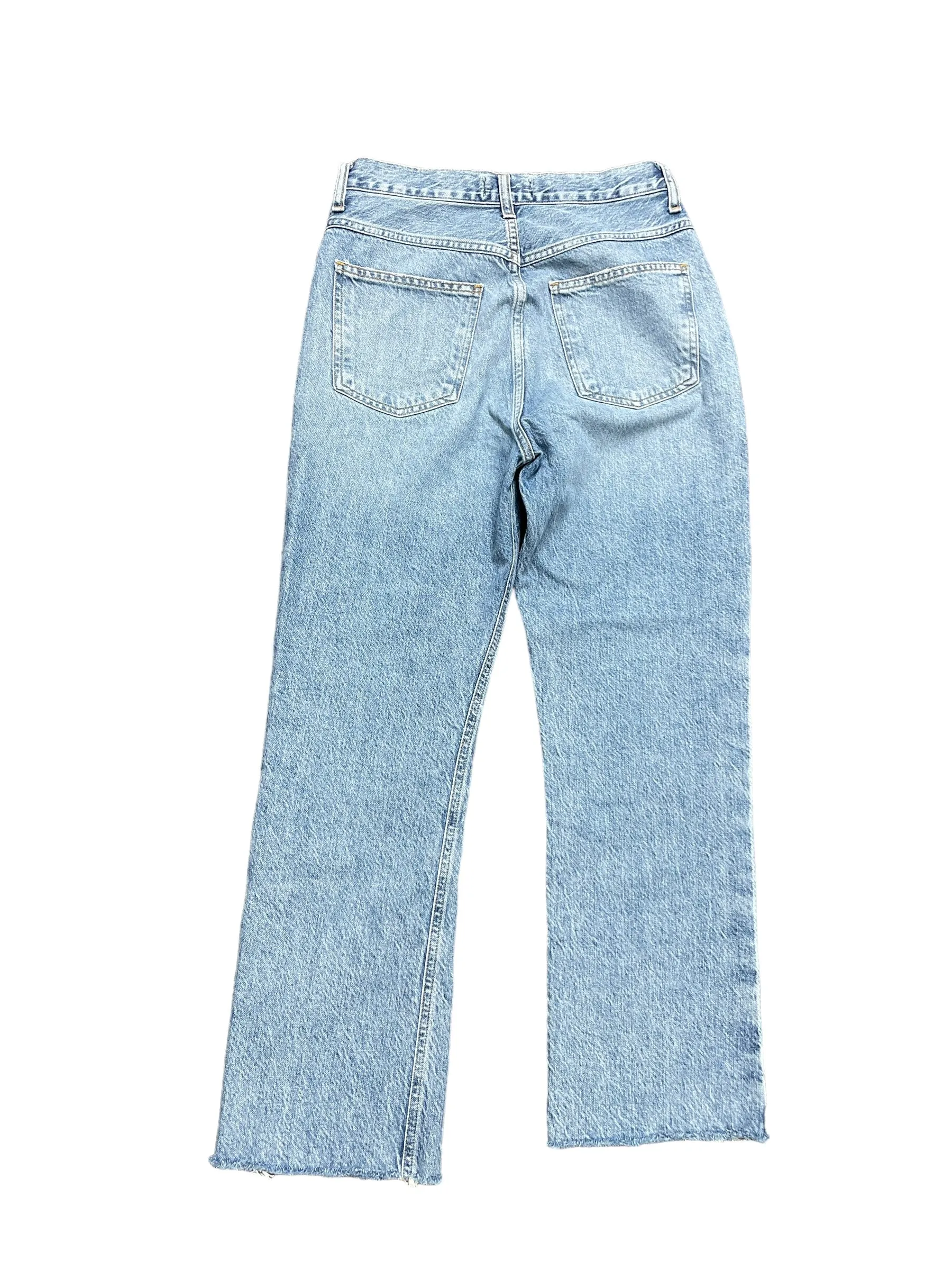 Blue Denim Jeans Straight Agolde, Size 4