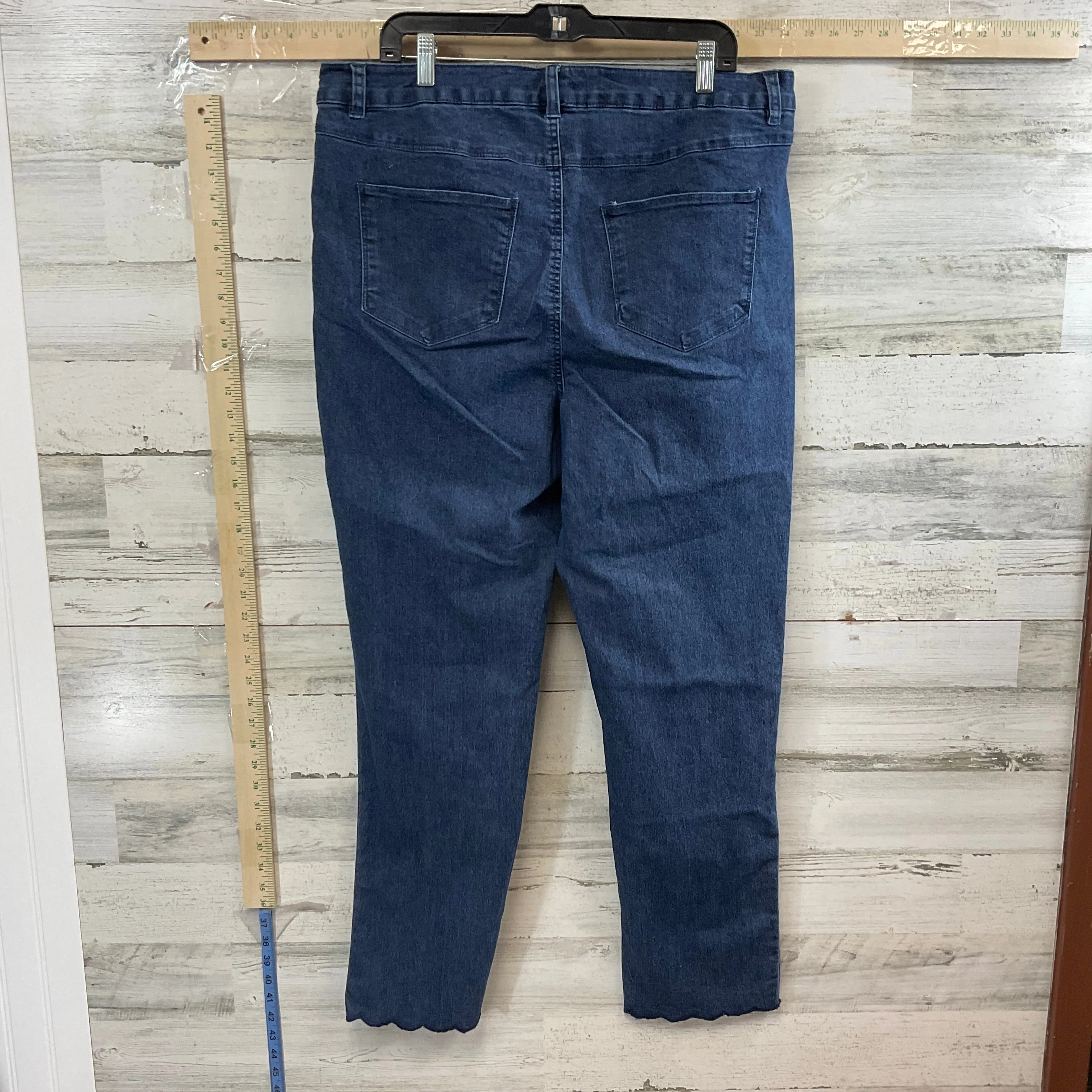 Blue Denim Jeans Straight Jessica London, Size 20w