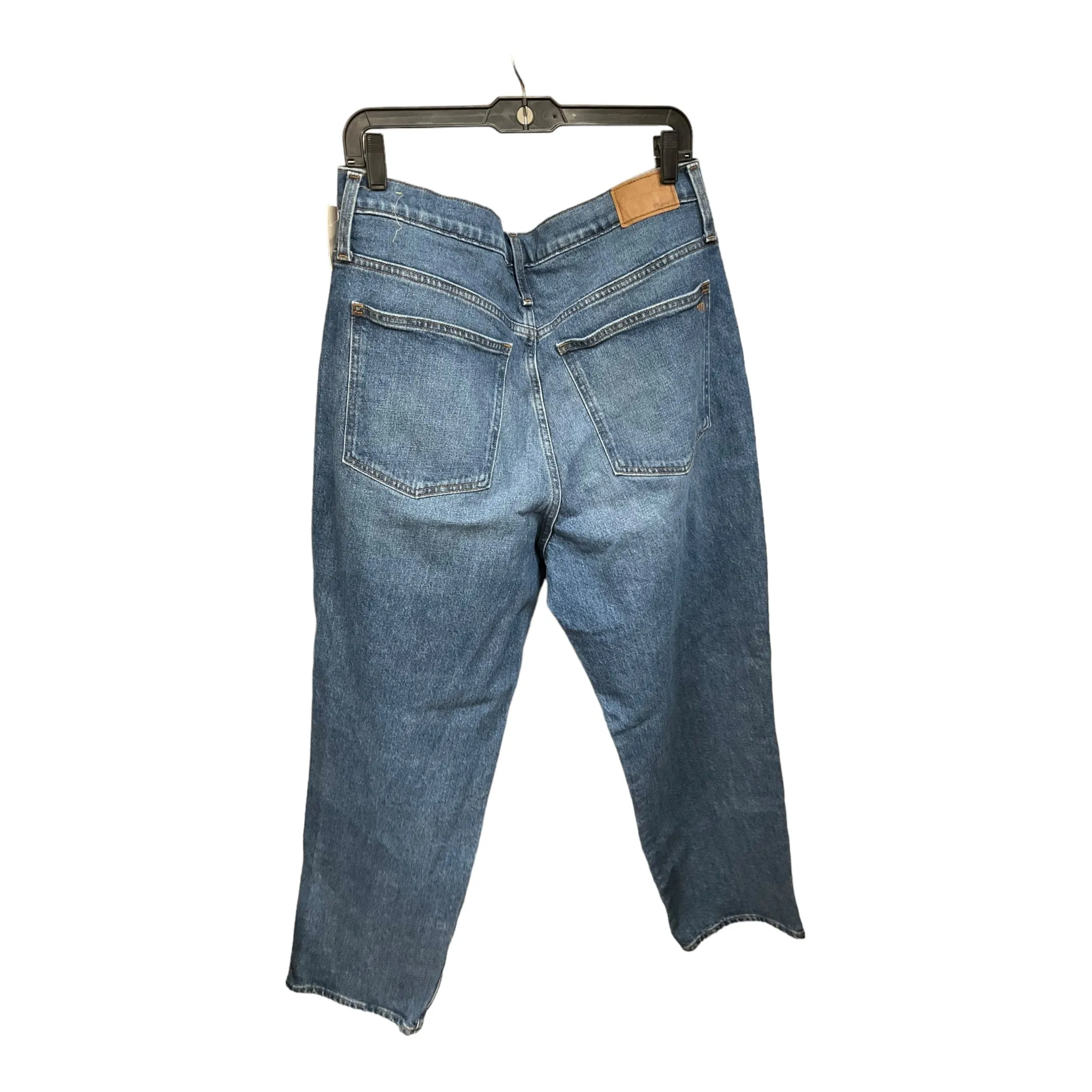 Blue Denim Jeans Straight Madewell, Size 10