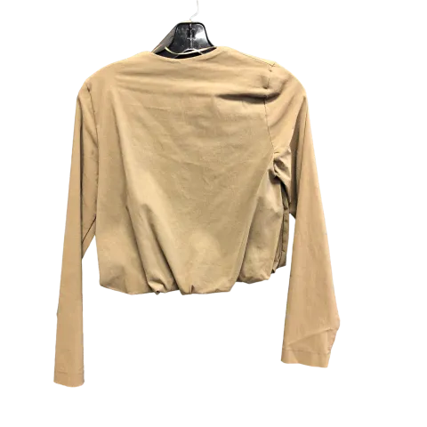 Brown Top Long Sleeve Zara, Size S