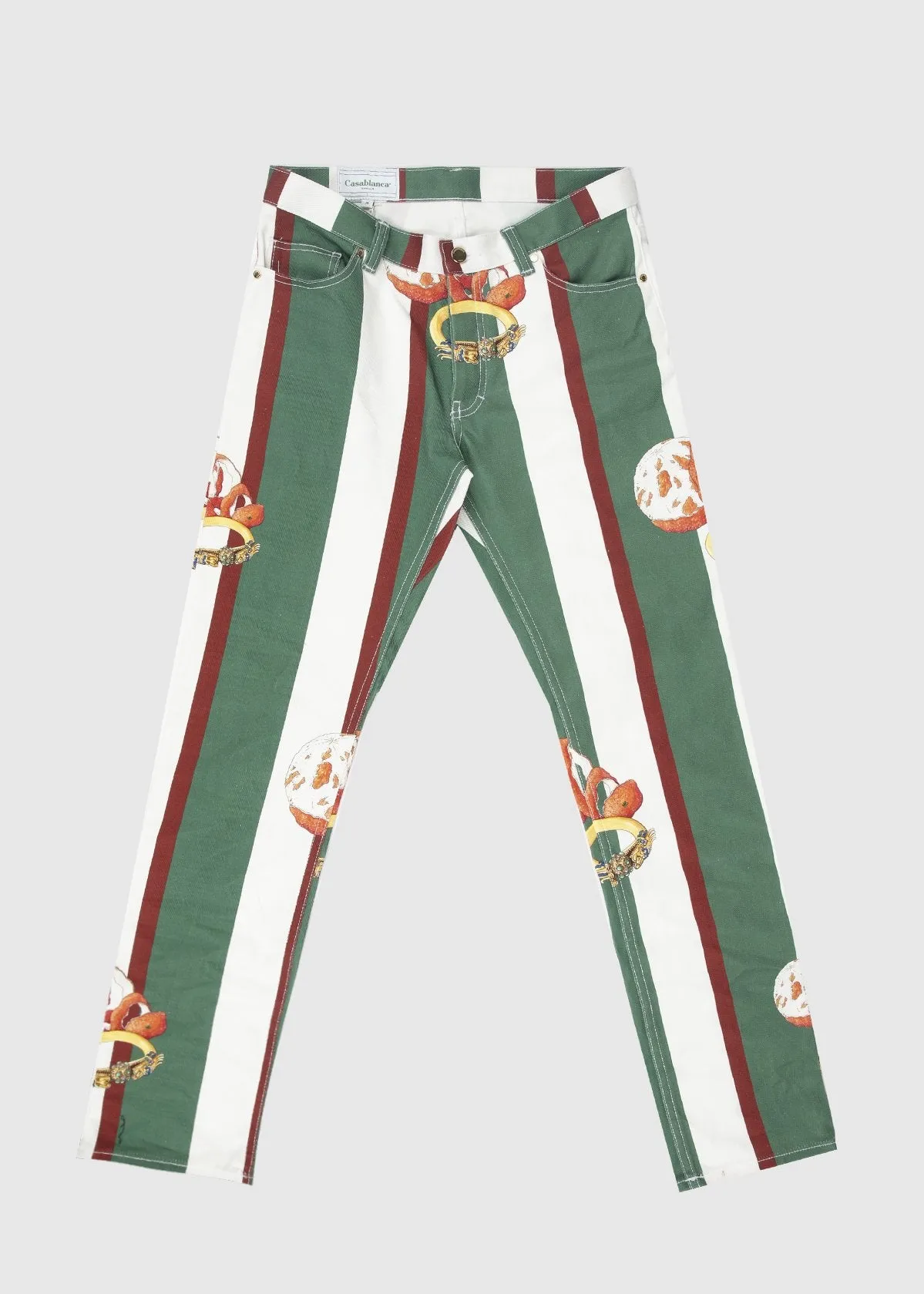 CASABLANCA: DENIM JEANS [GREEN]