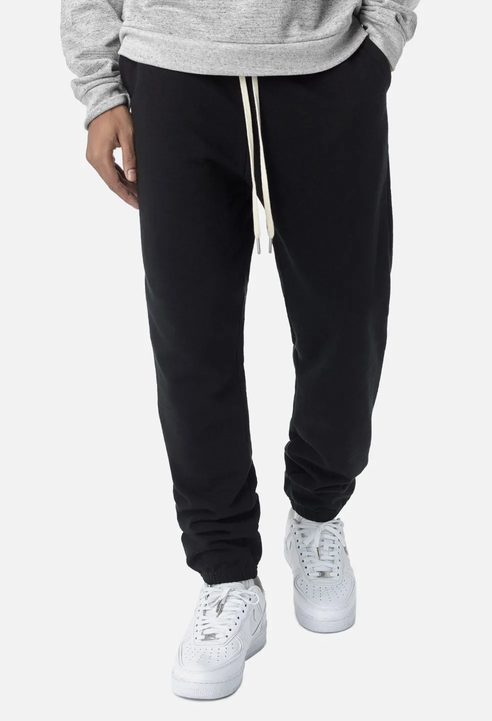 Cashmere Fleece LA Sweatpants / Black