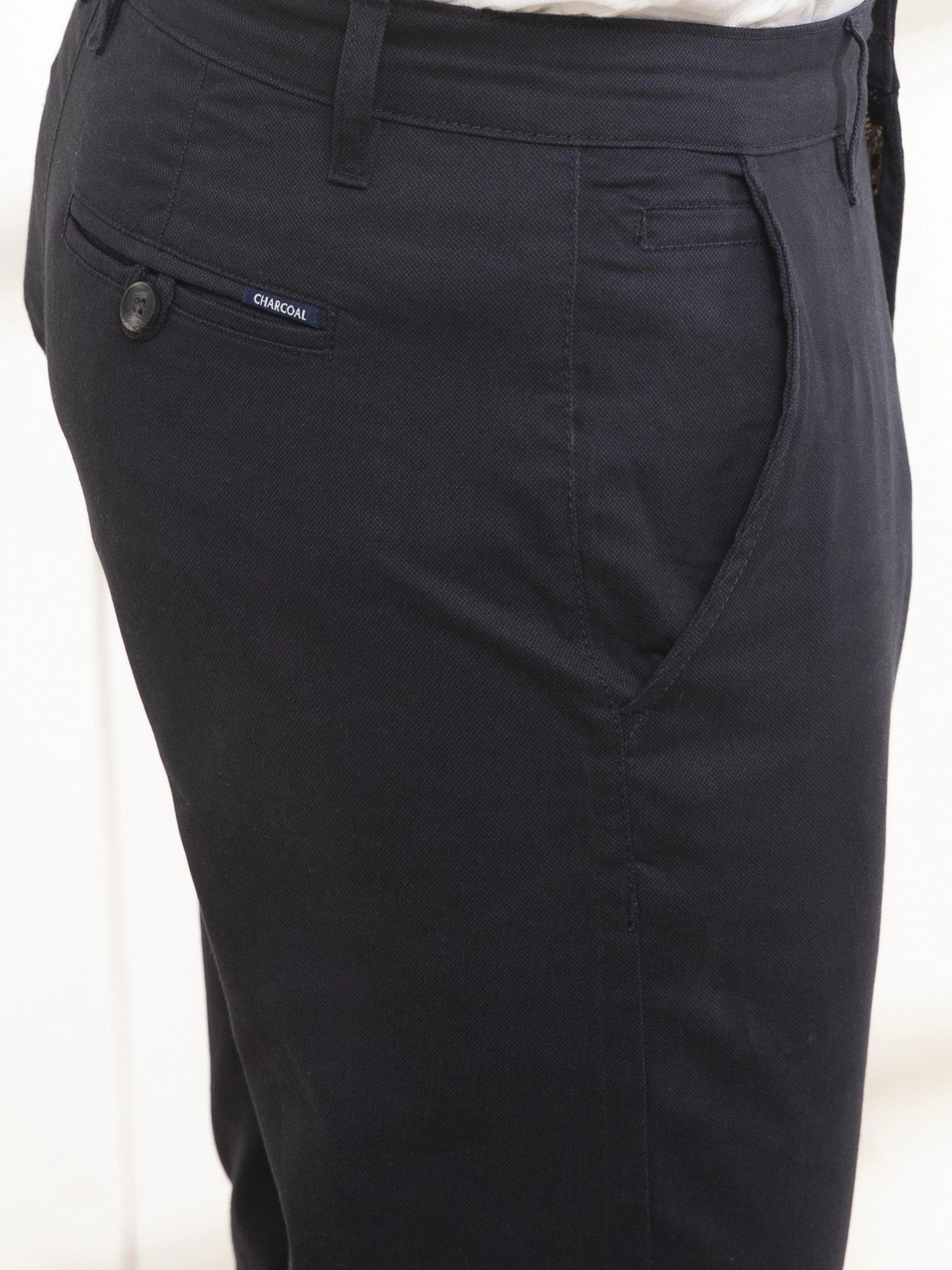 CASUAL PANT SLIM FIT CROSS POCKET NAVY
