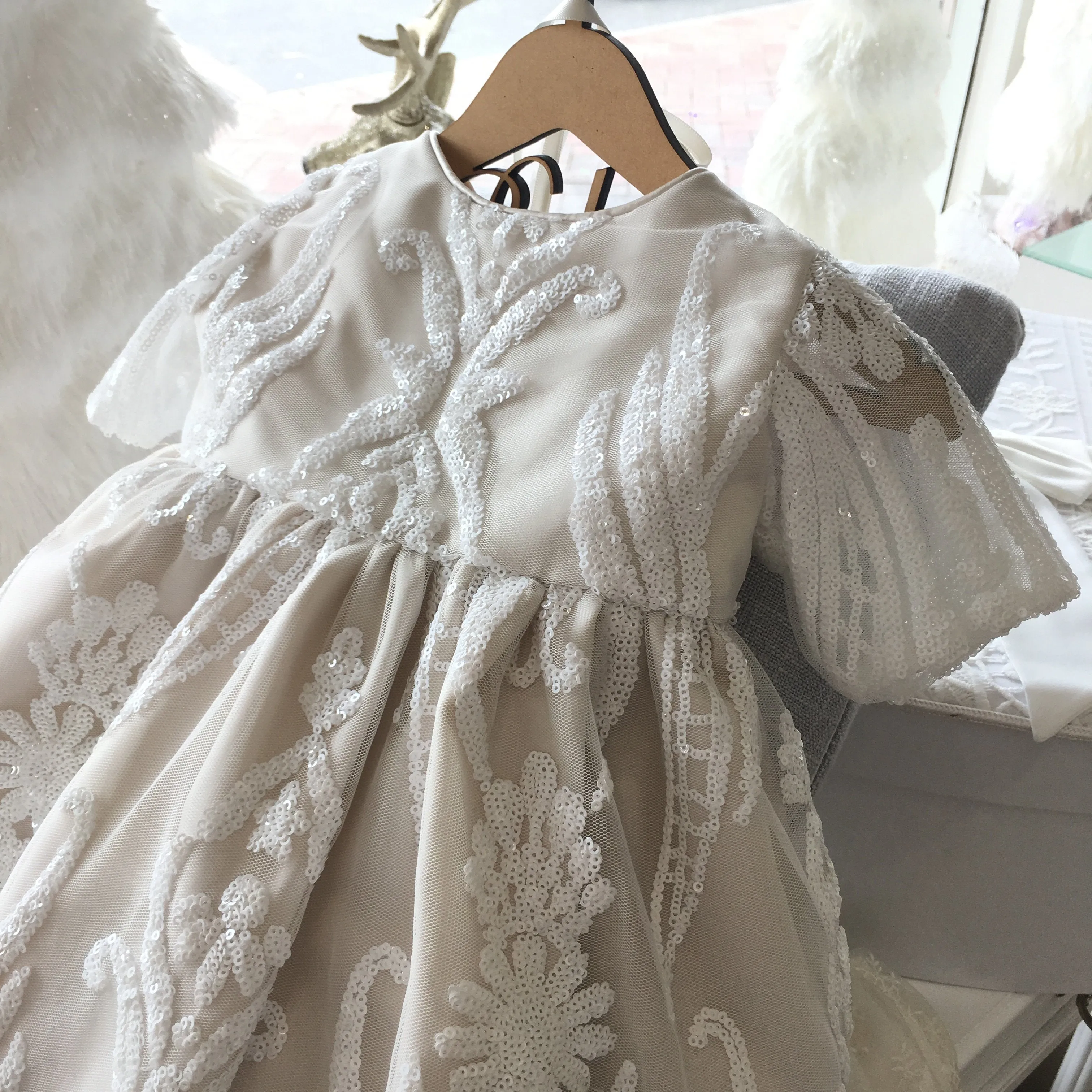Christening Dress - Zara Ebony