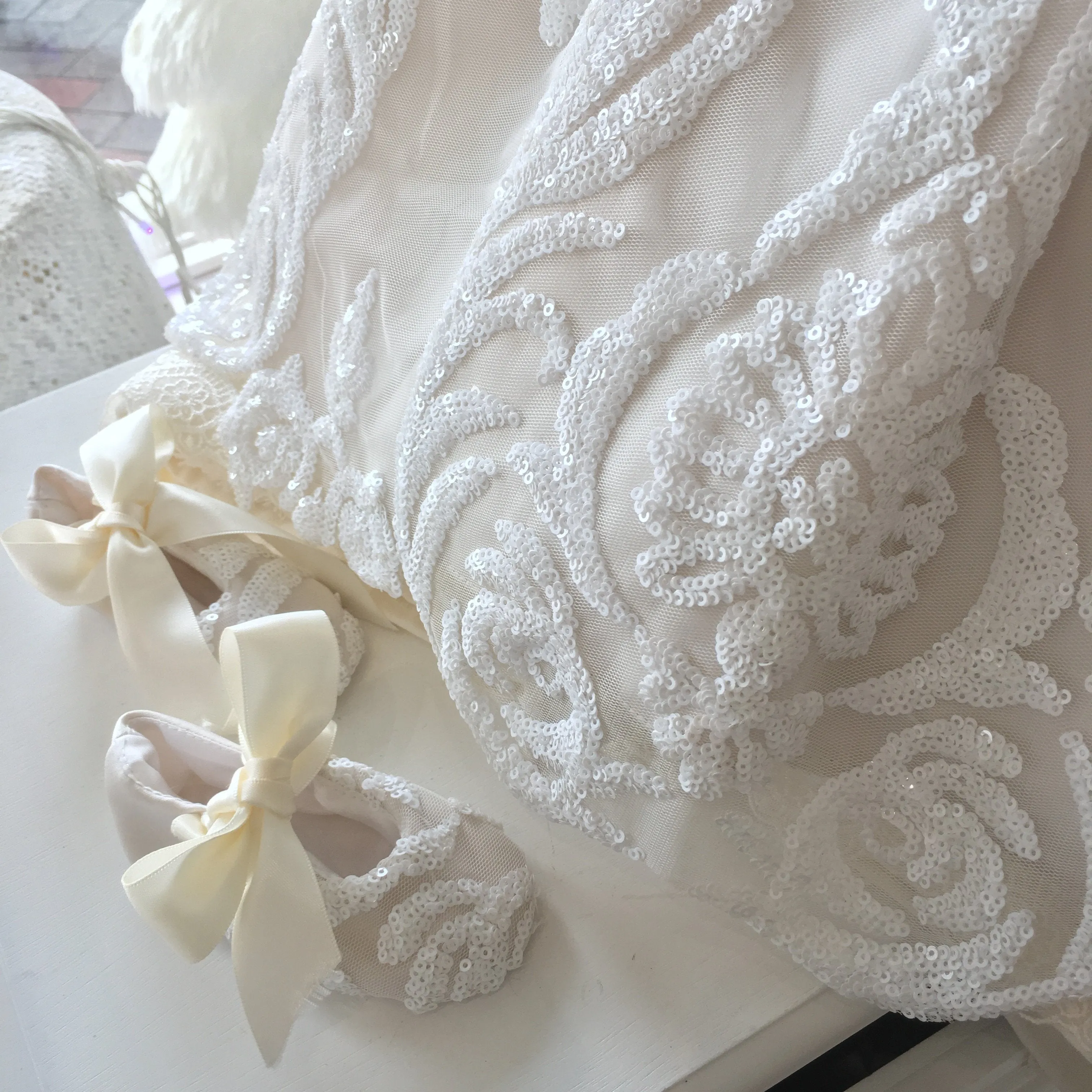 Christening Dress - Zara Ebony