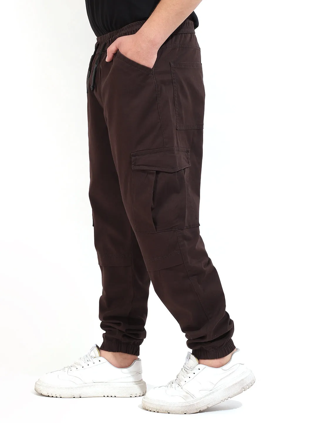 Coffee Peach Cotton Cargo