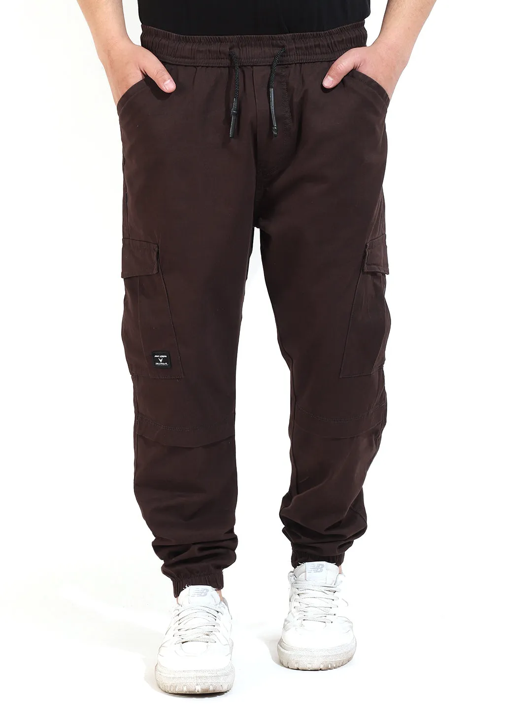 Coffee Peach Cotton Cargo