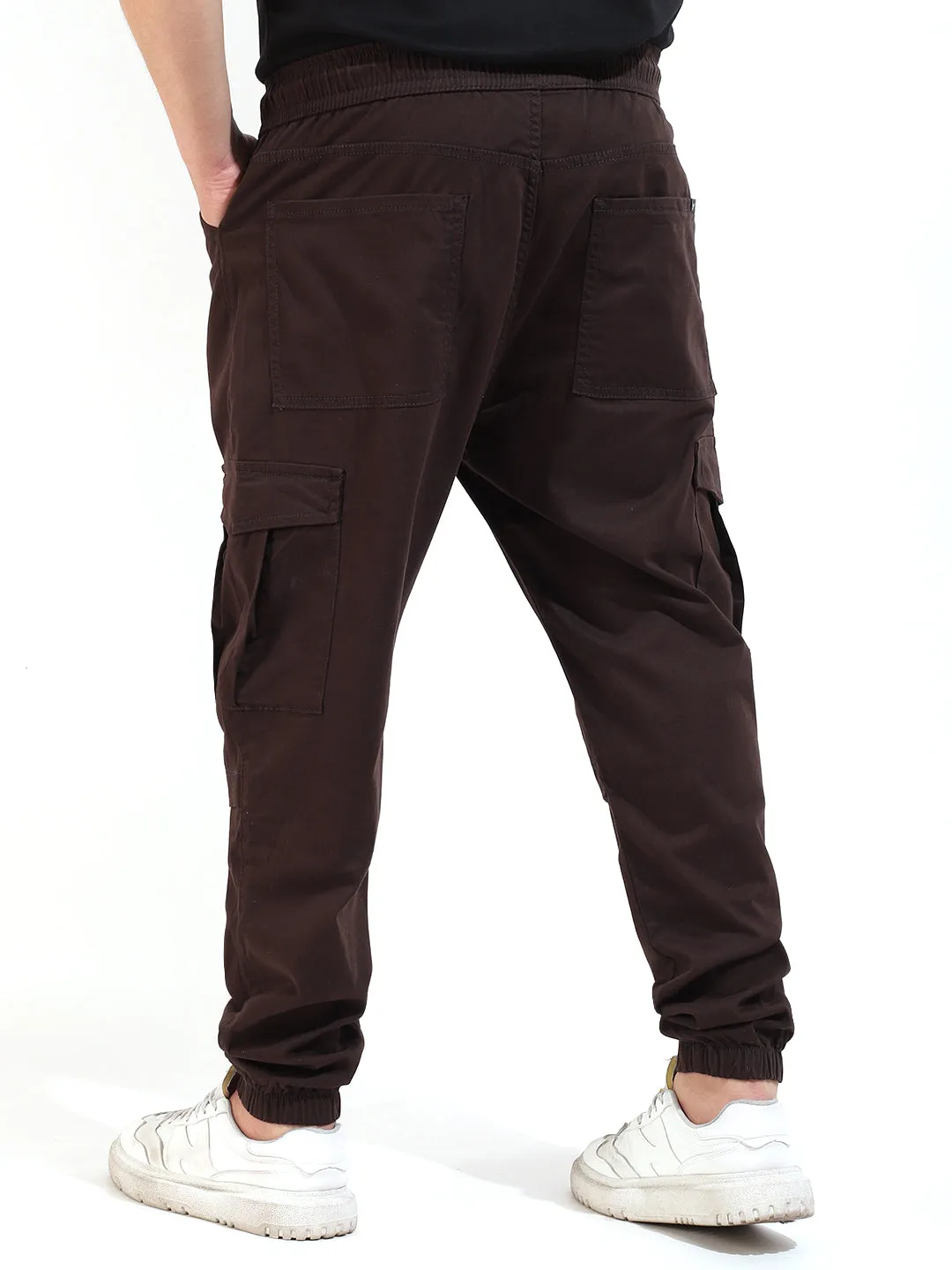 Coffee Peach Cotton Cargo
