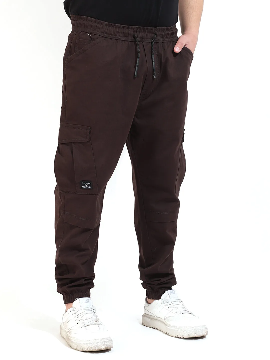 Coffee Peach Cotton Cargo