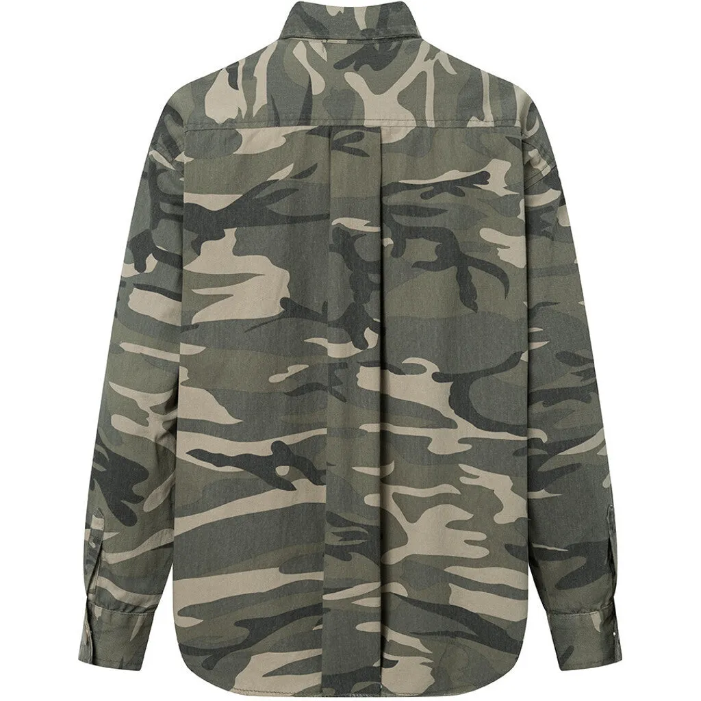 Cool Lara camouflage shirt / 100060 - Khaki Printed