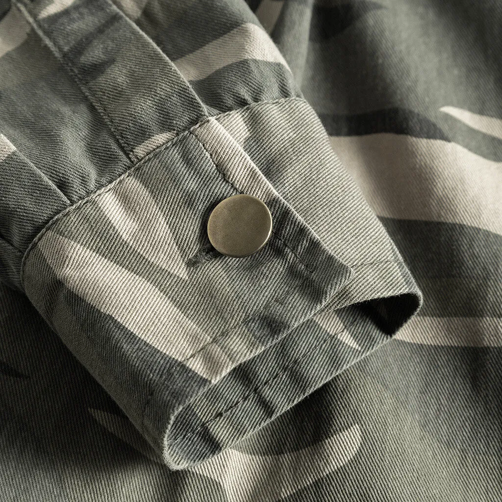 Cool Lara camouflage shirt / 100060 - Khaki Printed