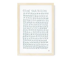 Count Your Blessings Art Print "Sea"