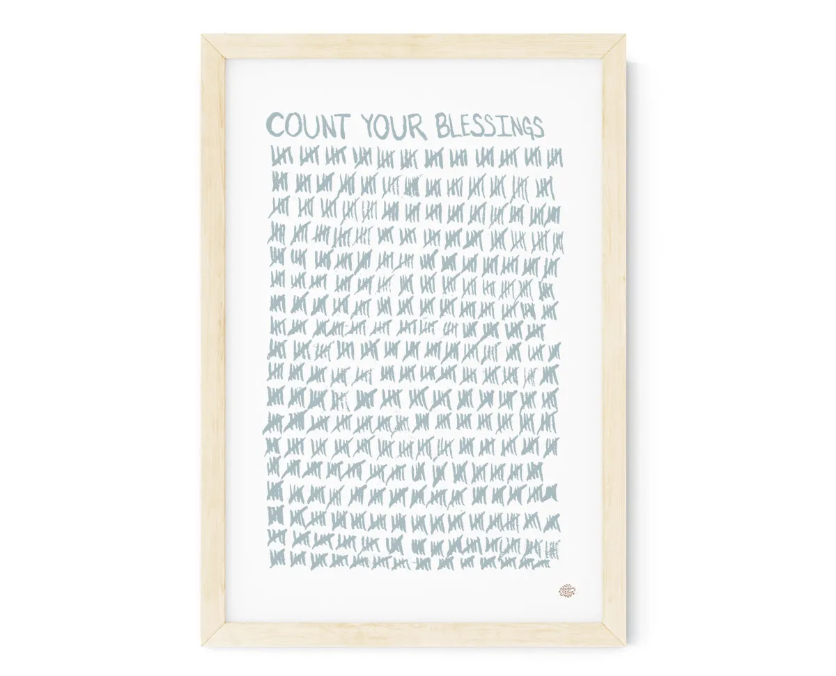 Count Your Blessings Art Print "Sea"