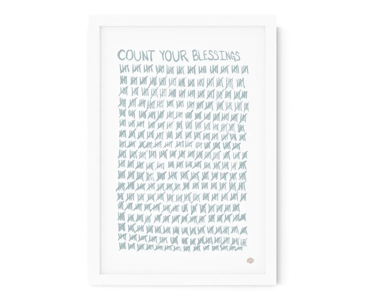 Count Your Blessings Art Print "Sea"
