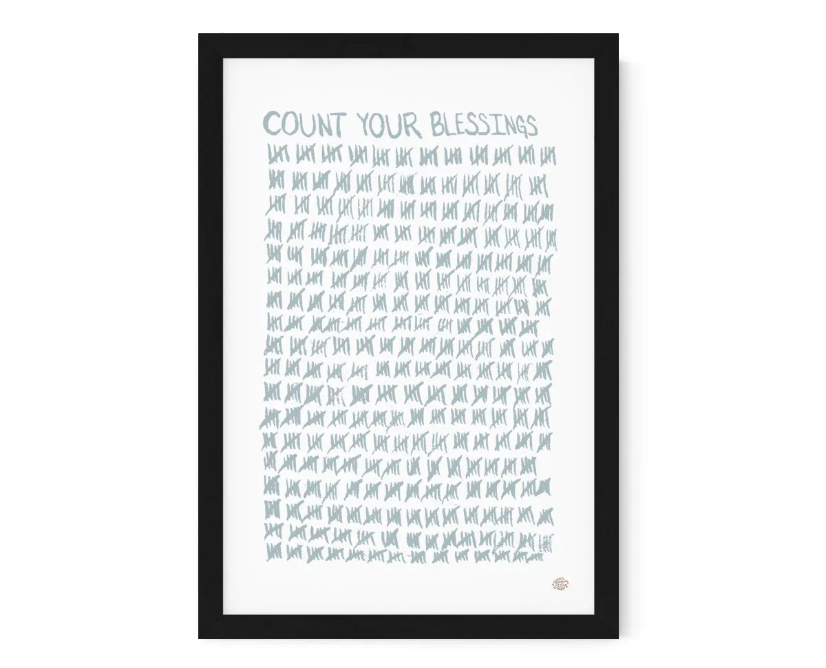 Count Your Blessings Art Print "Sea"