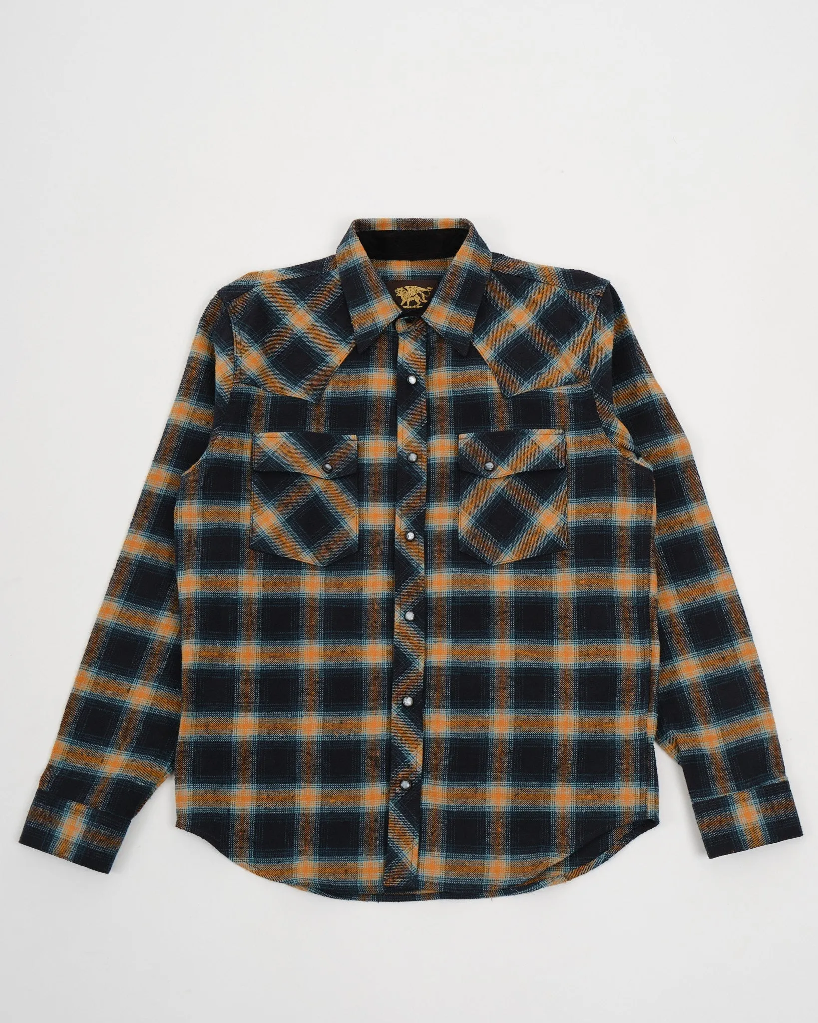 Dawson Premium Black, Petrol, Rust Checked Flannel Shirt