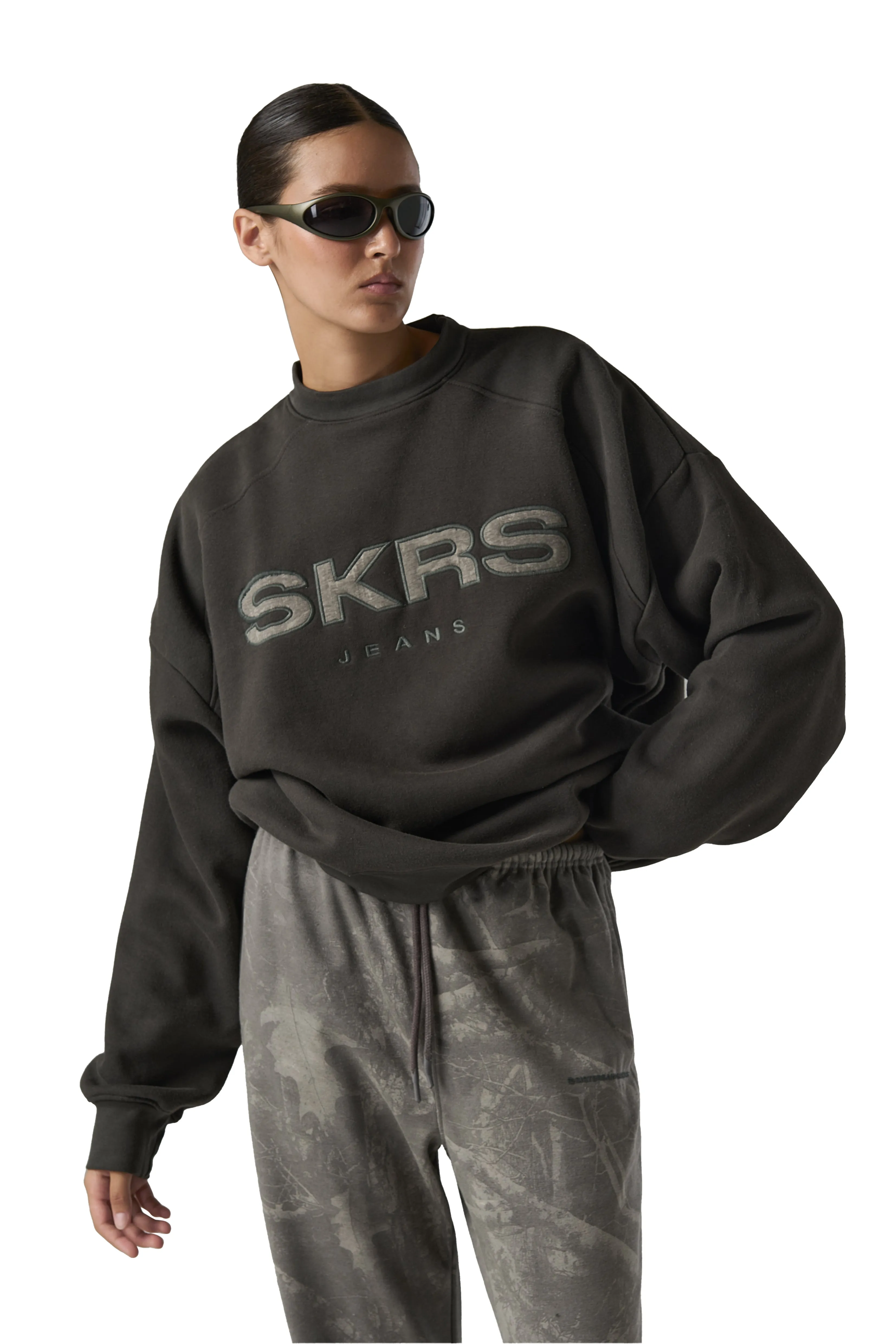 DULLED Camo Logo Sweatshirt