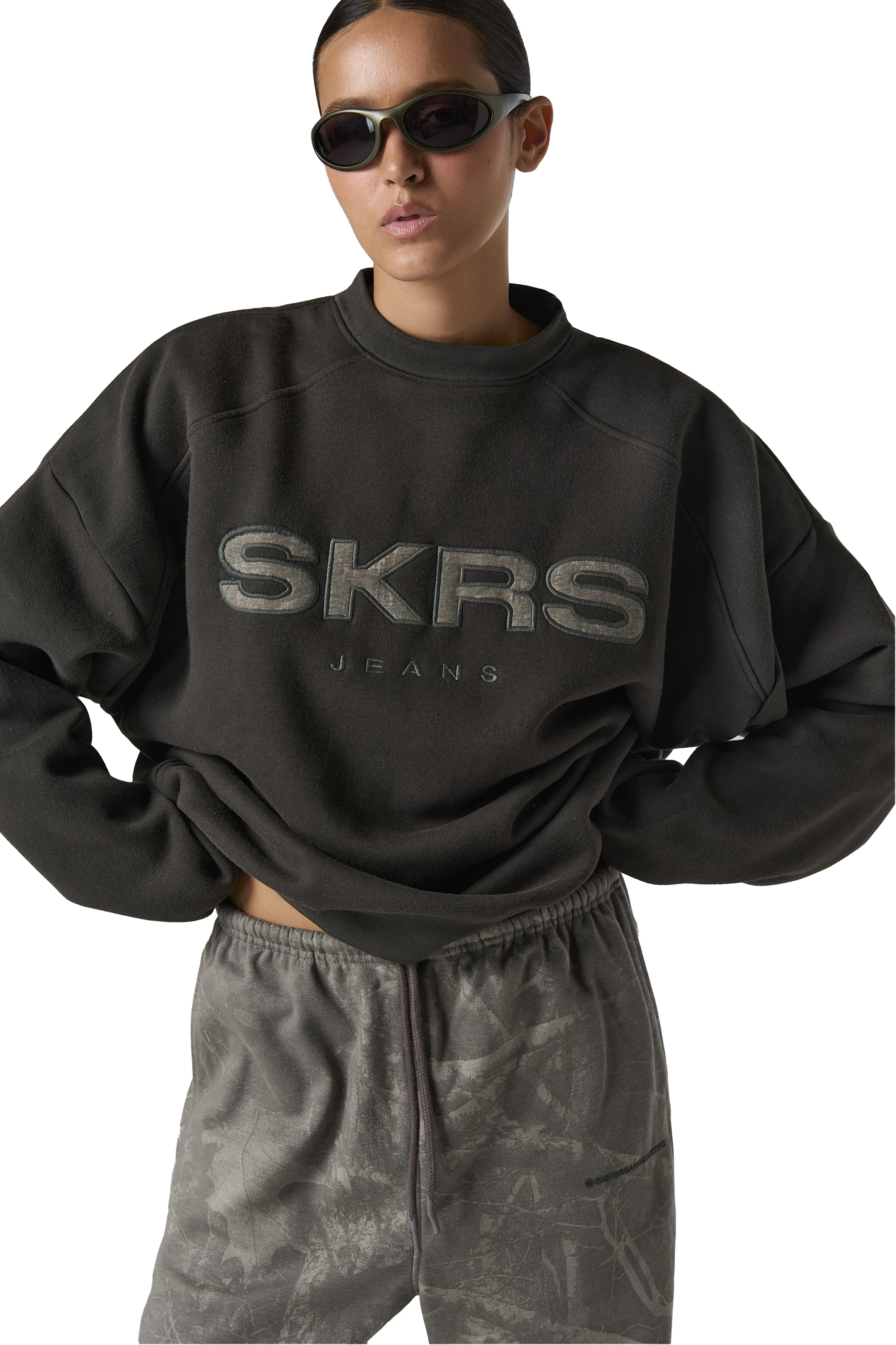 DULLED Camo Logo Sweatshirt