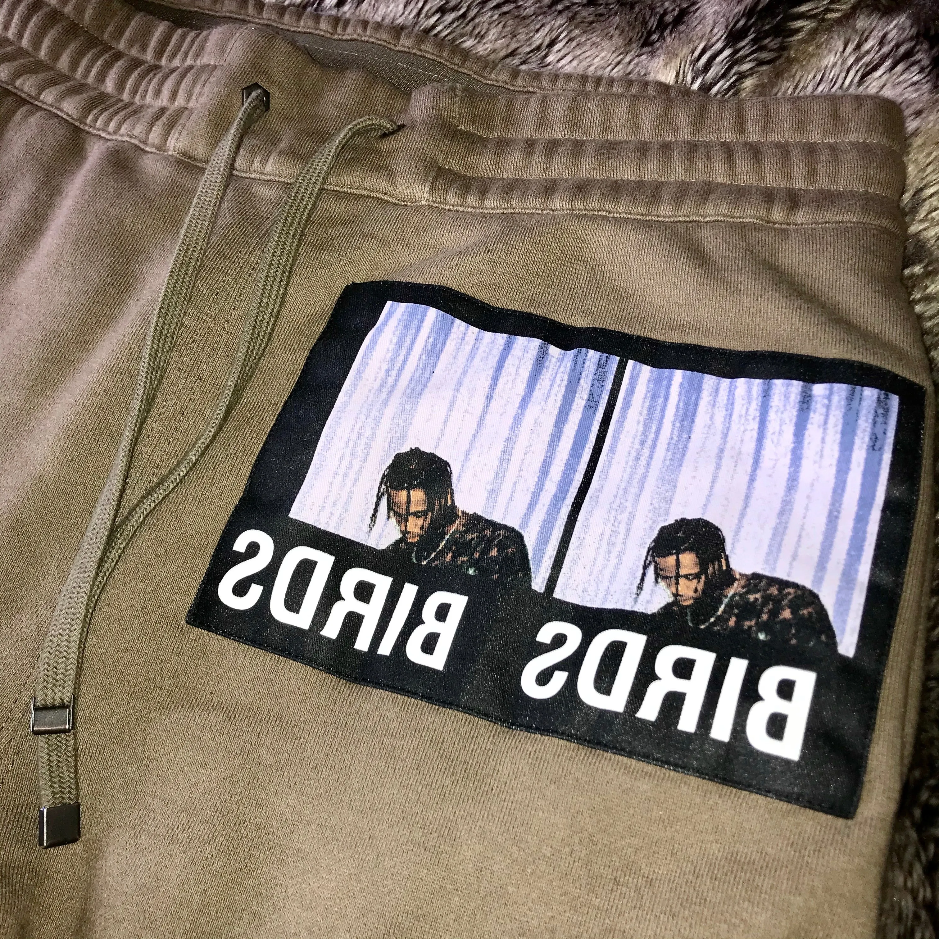 Helmut Lang 2017 Birds Patch Joggers
