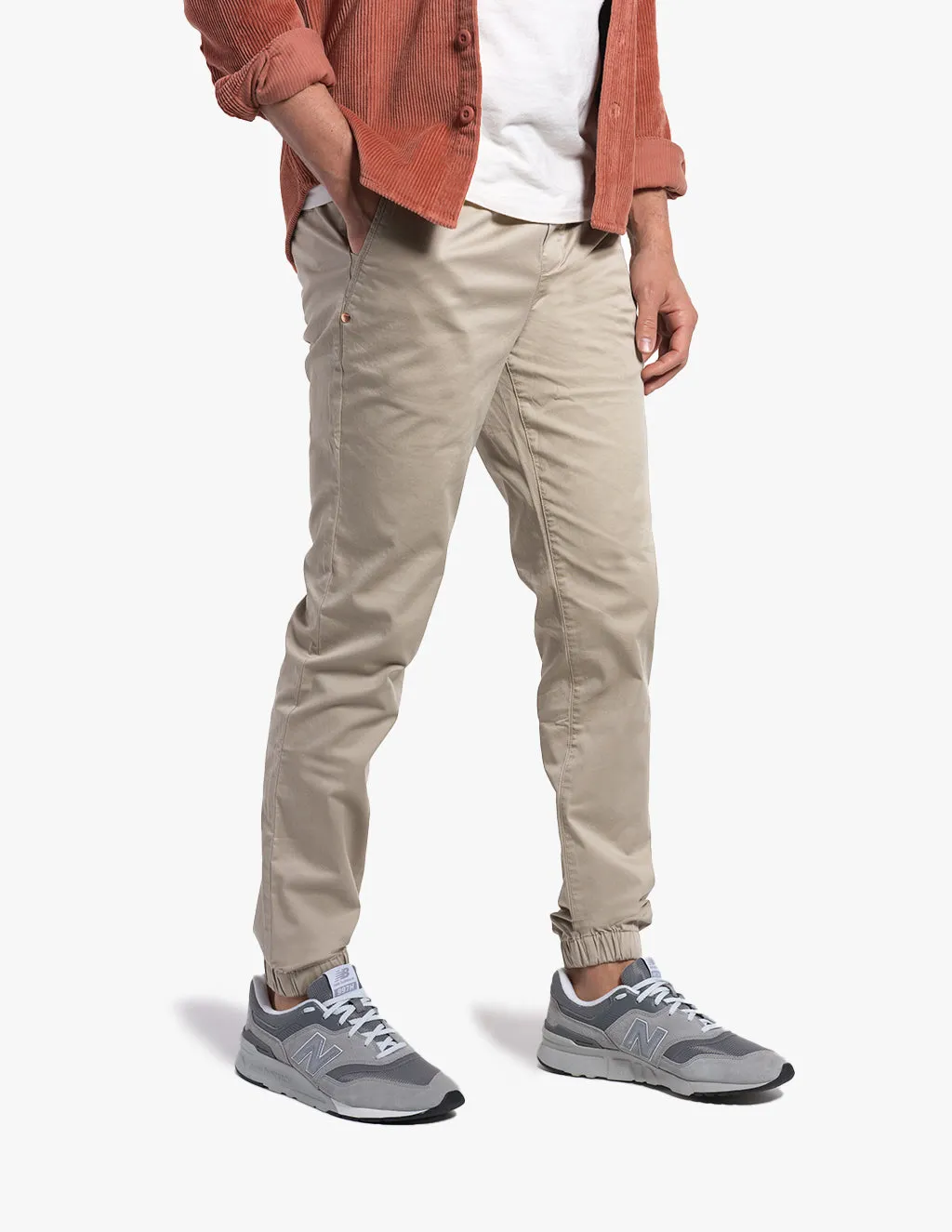 KHAKI LIGHTWEIGHT JOGGERS