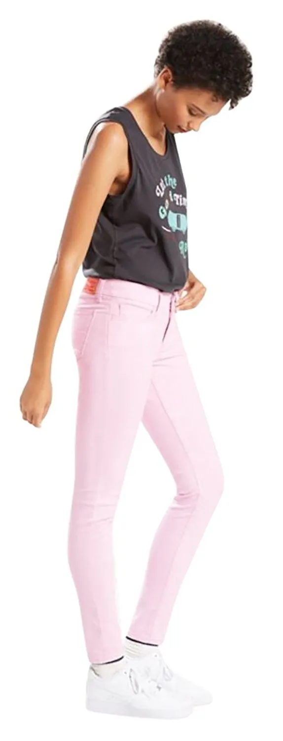 Levi's Women's 710 Super Skinny Jeans Light Lilac Sateen