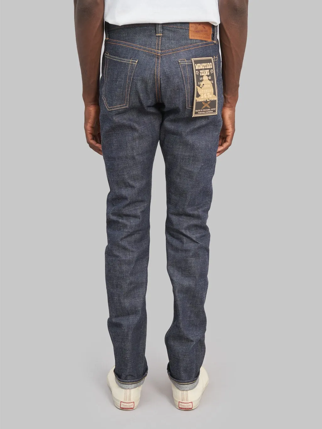 Momotaro 0605-40 14.7oz "Legacy Blue" Natural Tapered Jeans