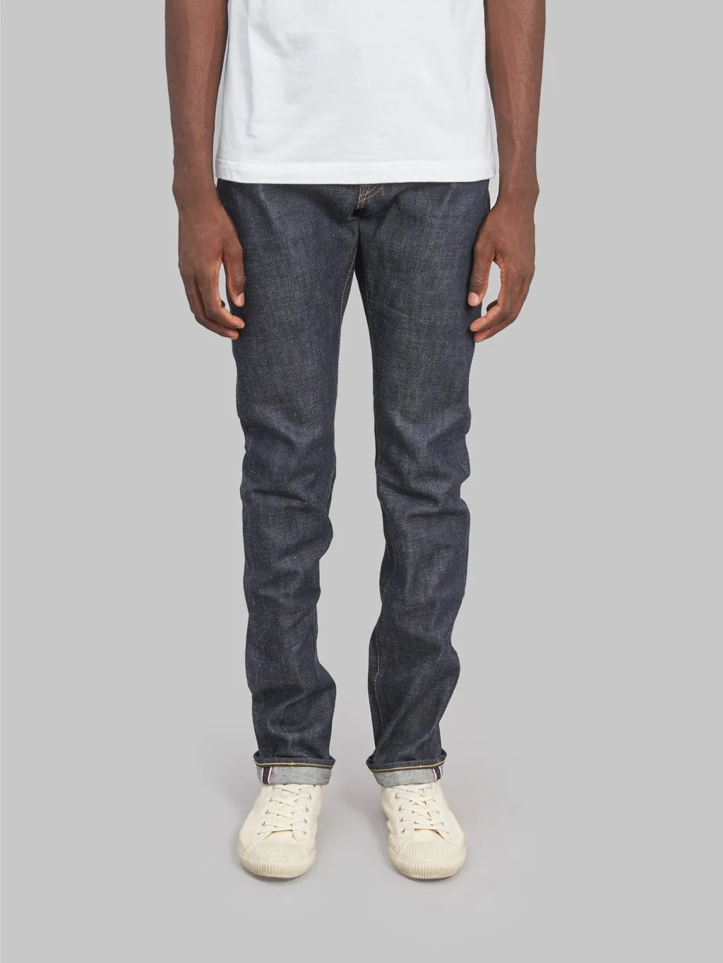 Momotaro 0605-40 14.7oz "Legacy Blue" Natural Tapered Jeans
