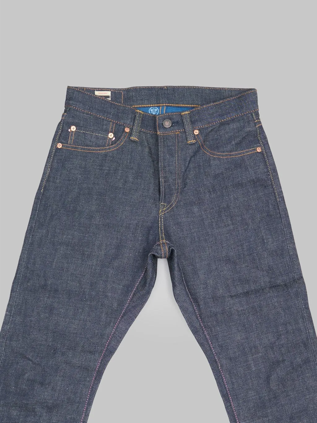 Momotaro 0605-40 14.7oz "Legacy Blue" Natural Tapered Jeans
