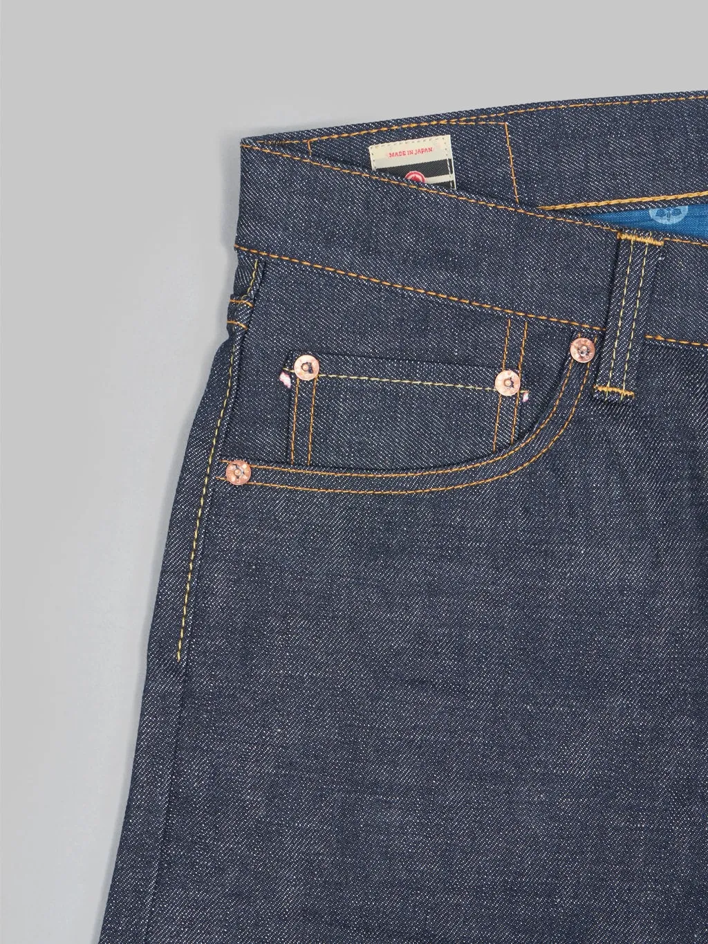 Momotaro 0605-40 14.7oz "Legacy Blue" Natural Tapered Jeans