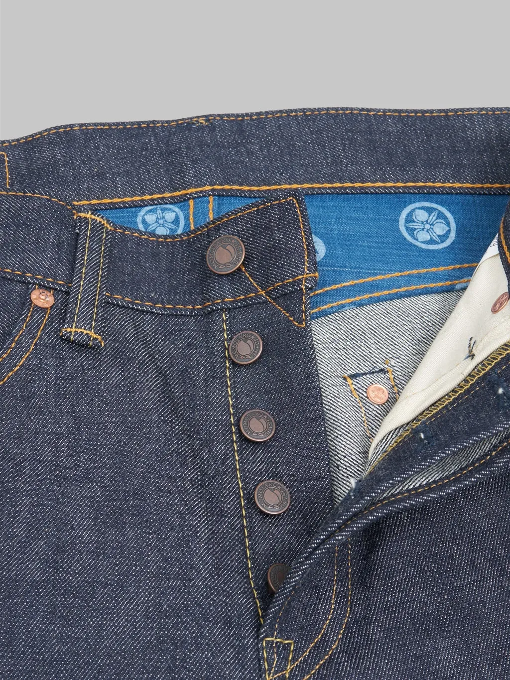 Momotaro 0605-40 14.7oz "Legacy Blue" Natural Tapered Jeans