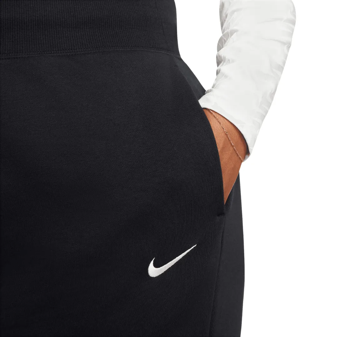 Plus - Women's Nike Sportswear Phoenix Fleece Sweatpants - Black/Sail