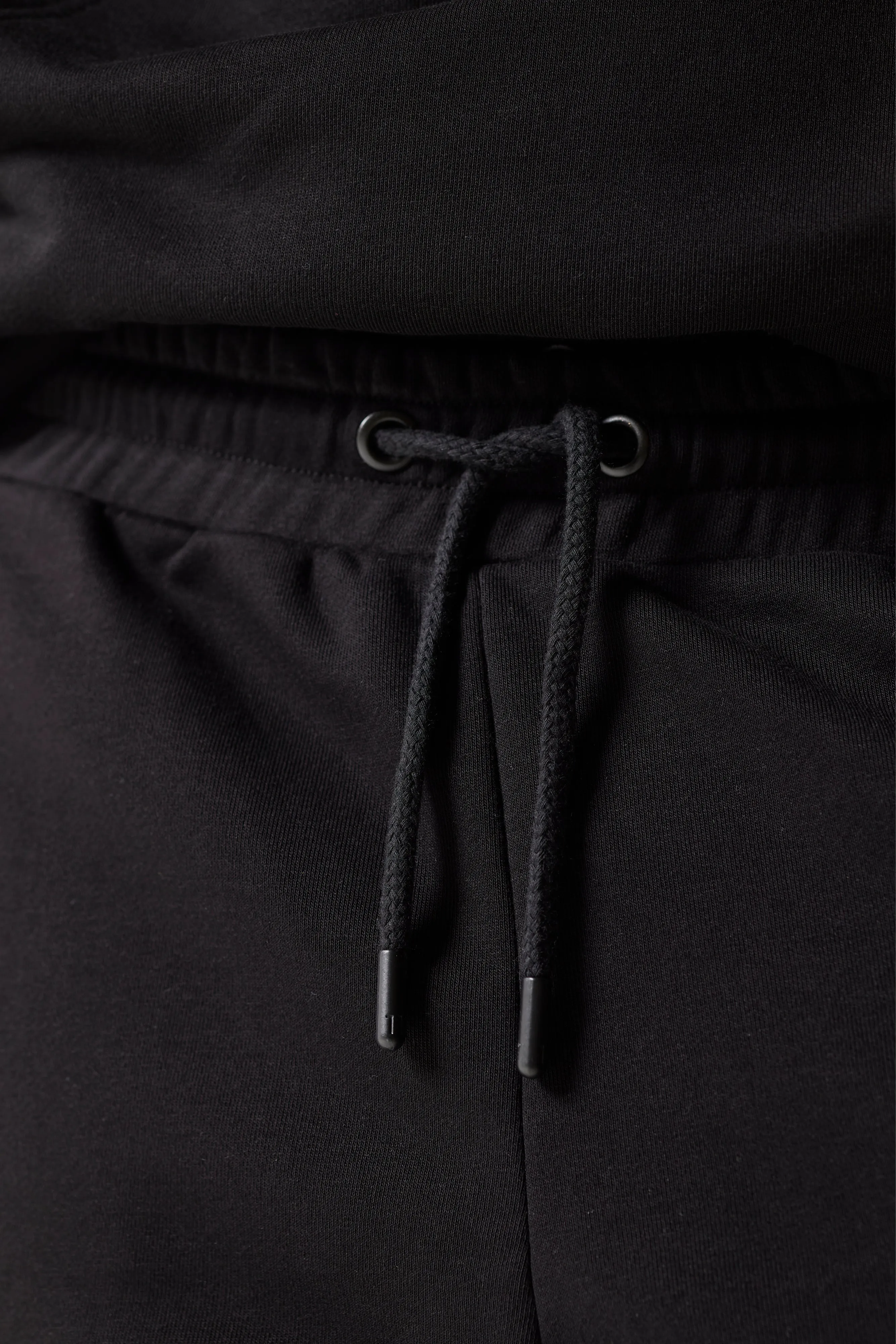 Retro Taped Slim Fit Joggers - Black