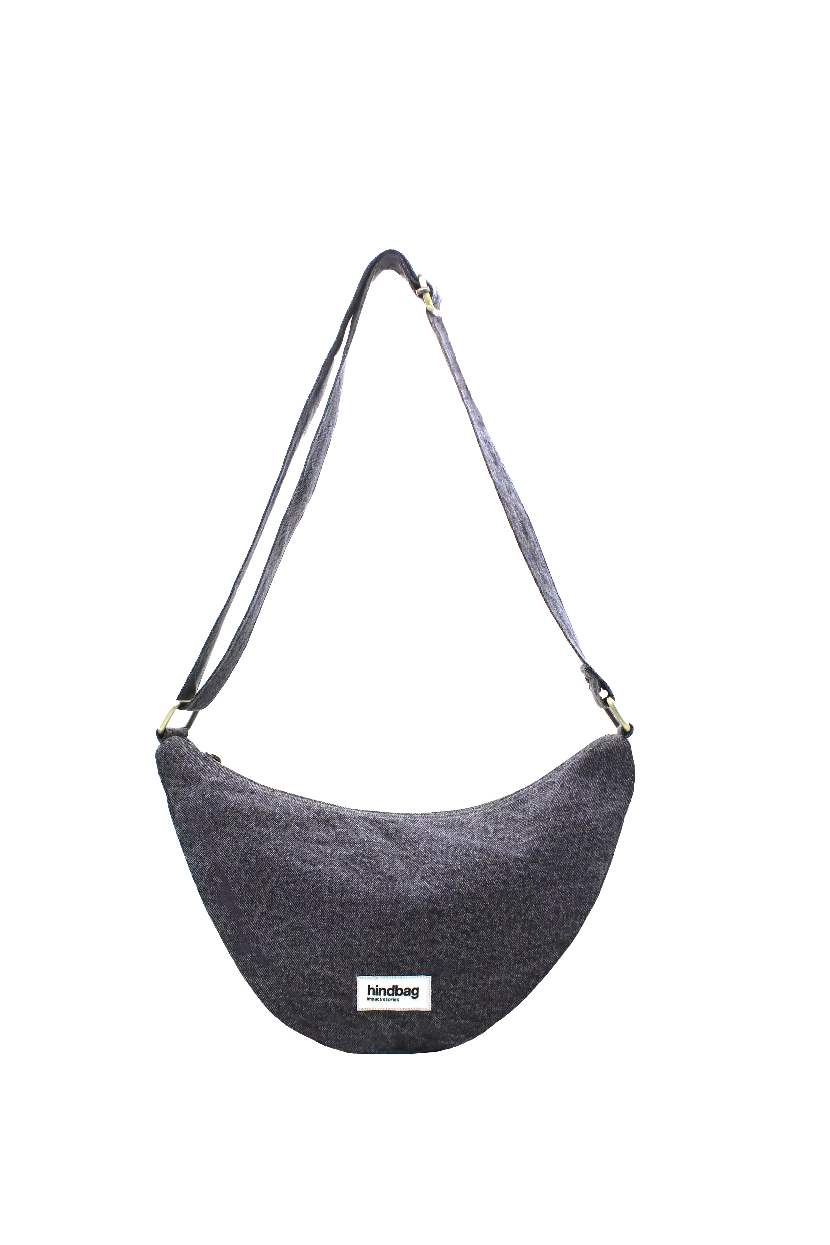 Sac banane Andrea Denim Gris