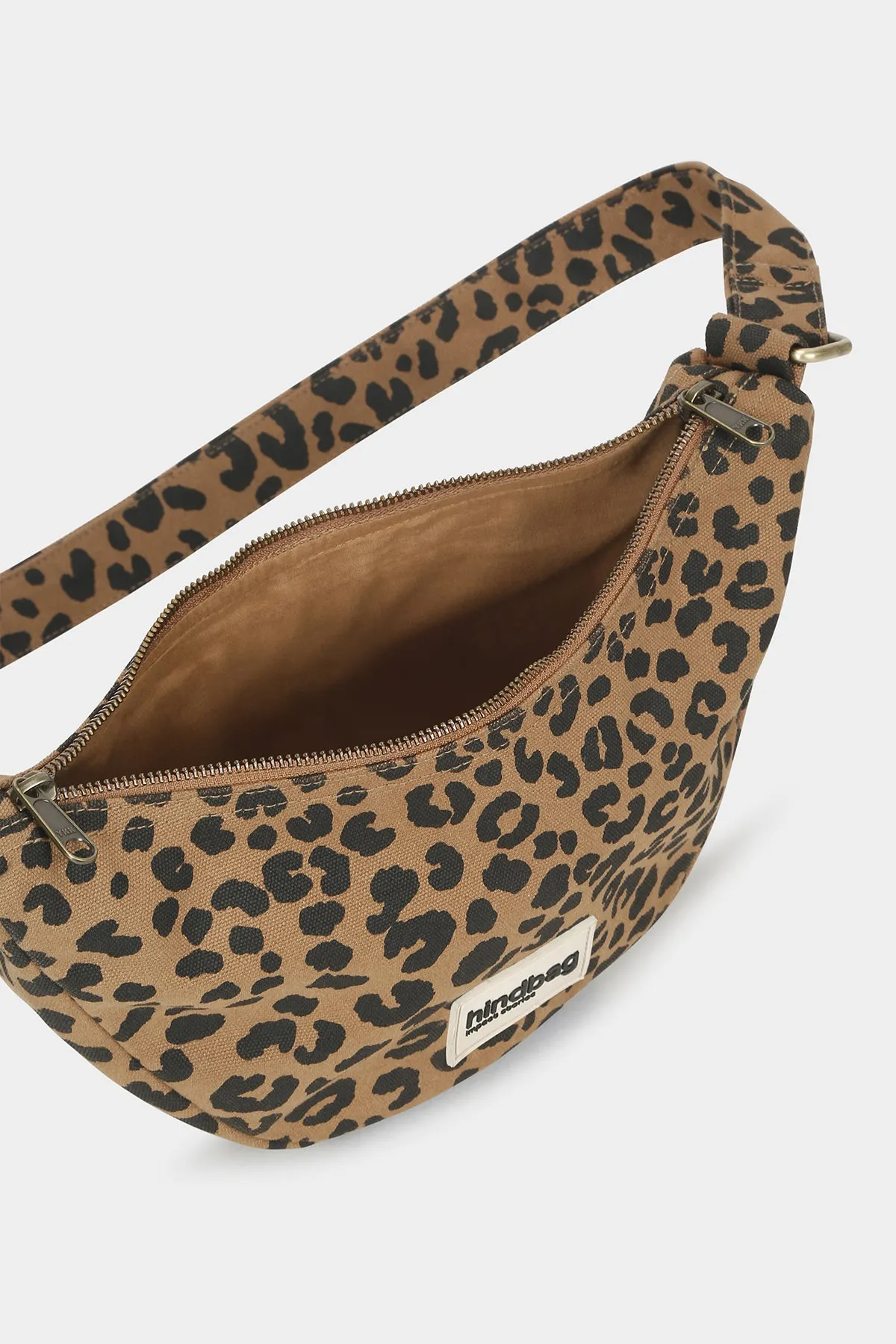 Sac banane Andrea Léopard cannelle