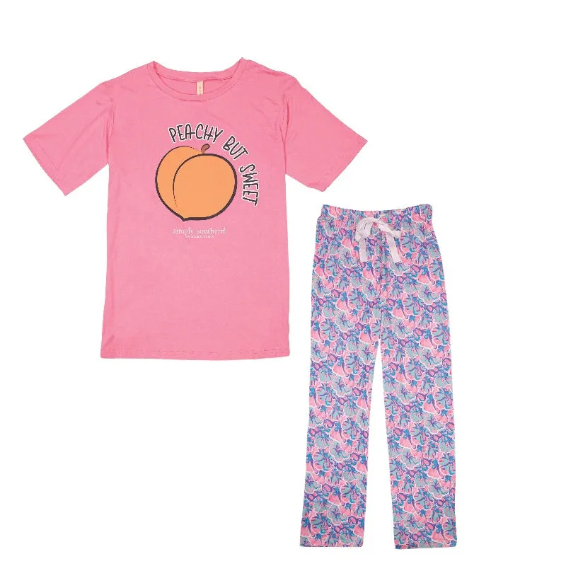 Simply Southern "Peachy But Sweet" Loungeset