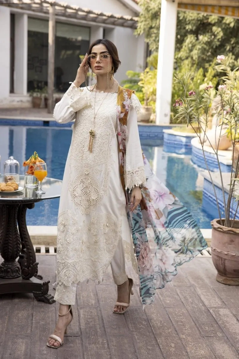 Simrans Ivana Luxury Lawn Chikankari Pakistani Suit SIM183