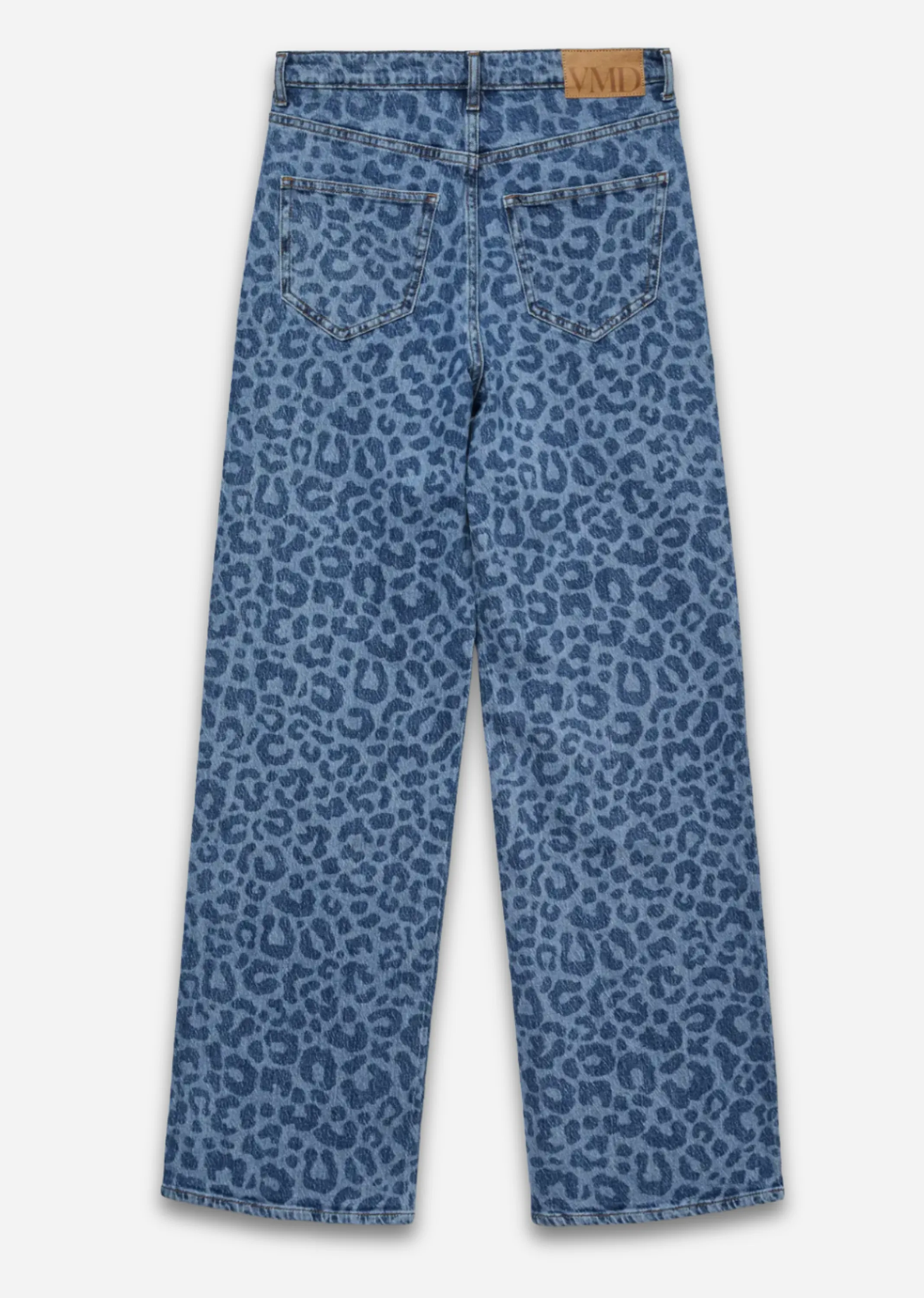 Tessa Wide Leg Leopard Jeans