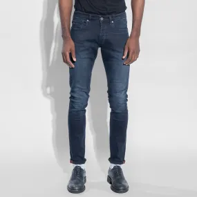 TSHEPO MENS TAKALANI JEANS, DARK WASH